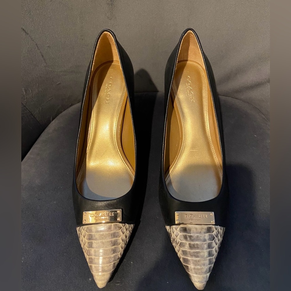 Coach Heels 8.5 size